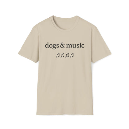 Dogs & Music B T-Shirt