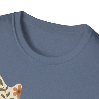 Floral Cat T-Shirt