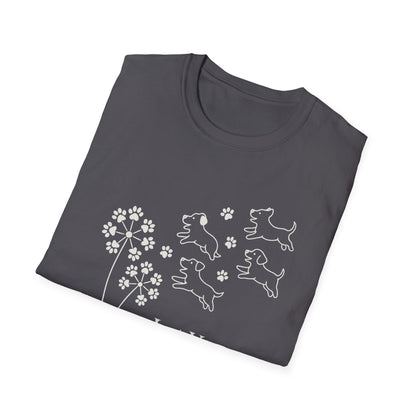 Paws Fly Floral W T-Shirt