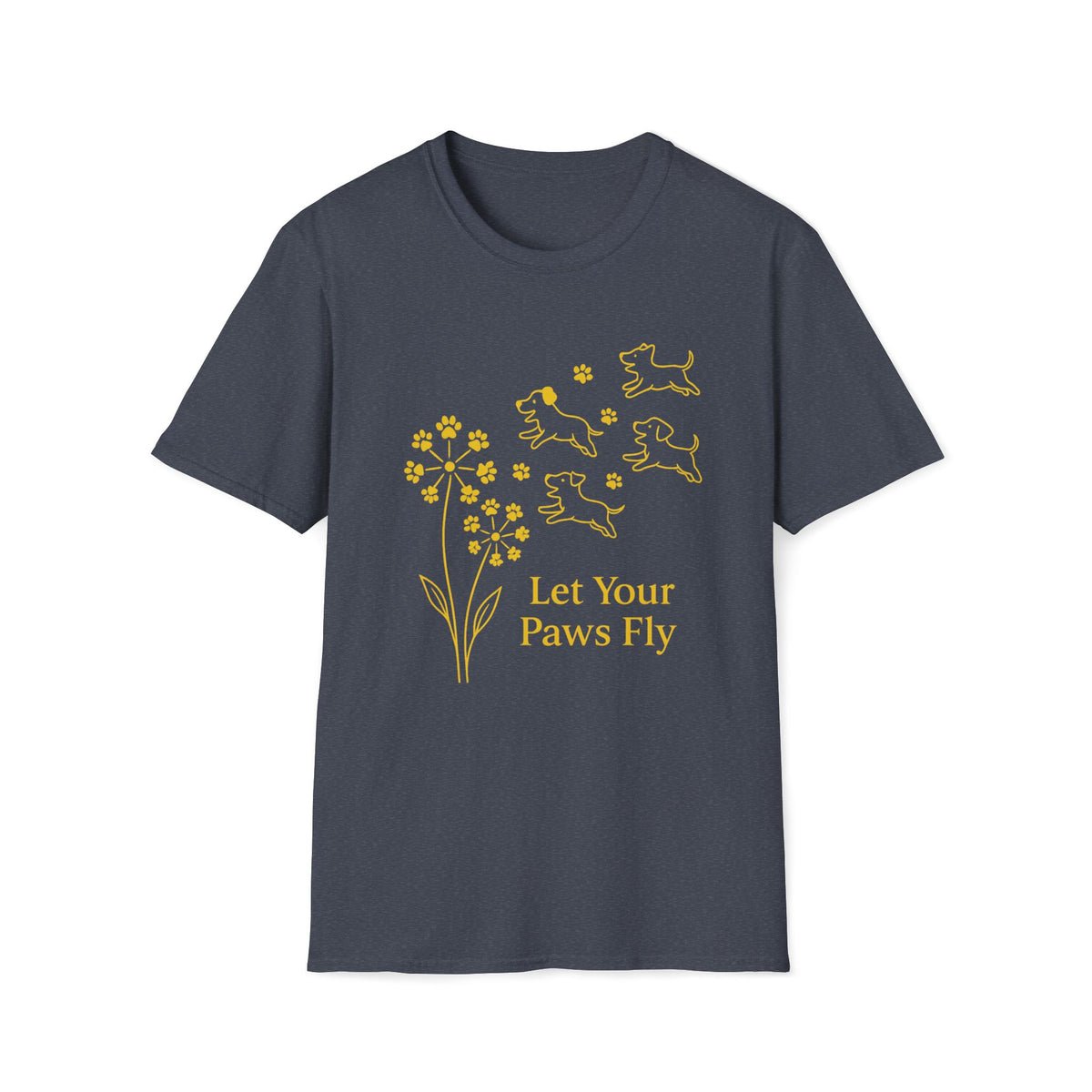 Paws Fly Floral G T-Shirt