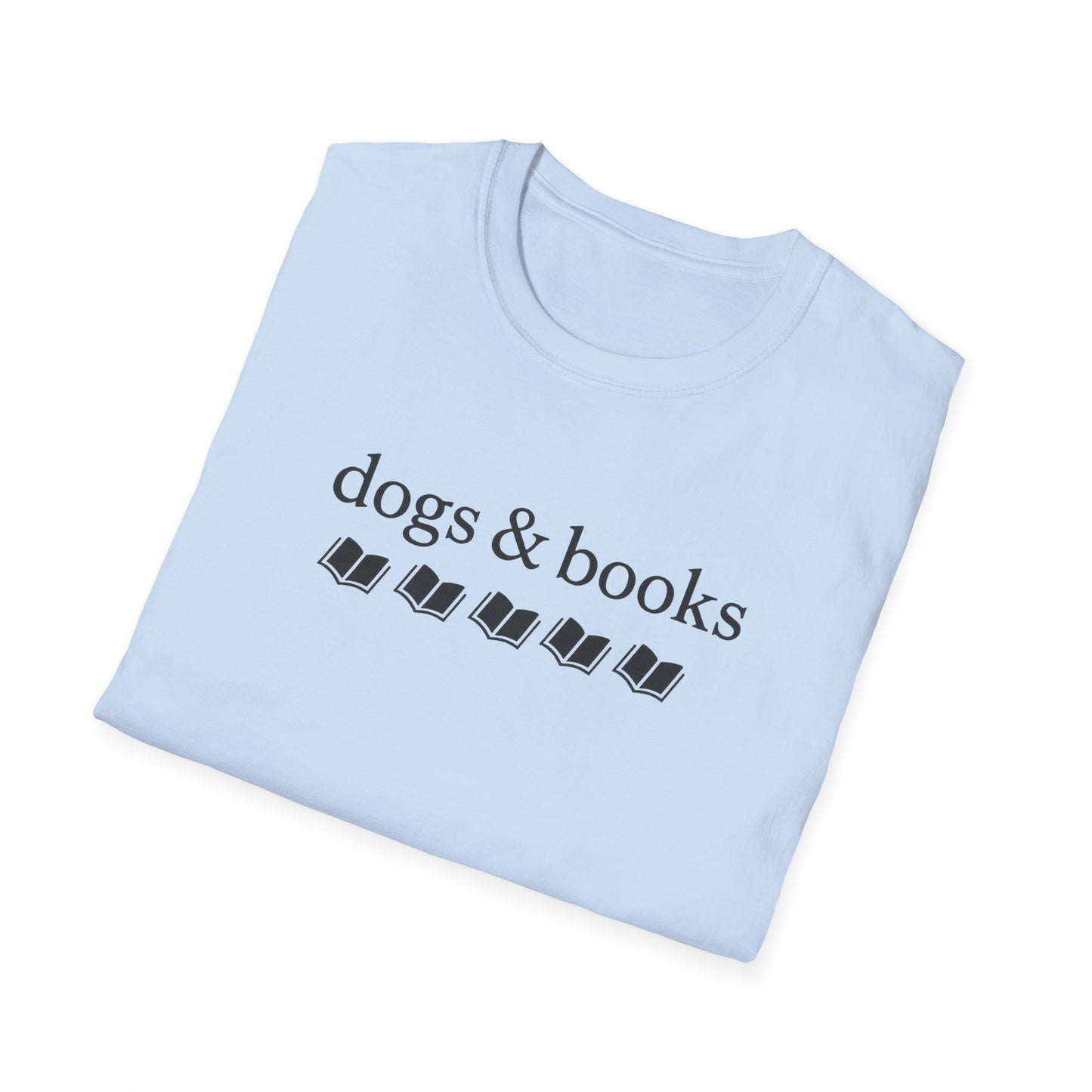 Dogs & Books B T-Shirt