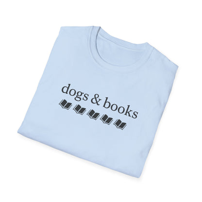 Dogs & Books B T-Shirt