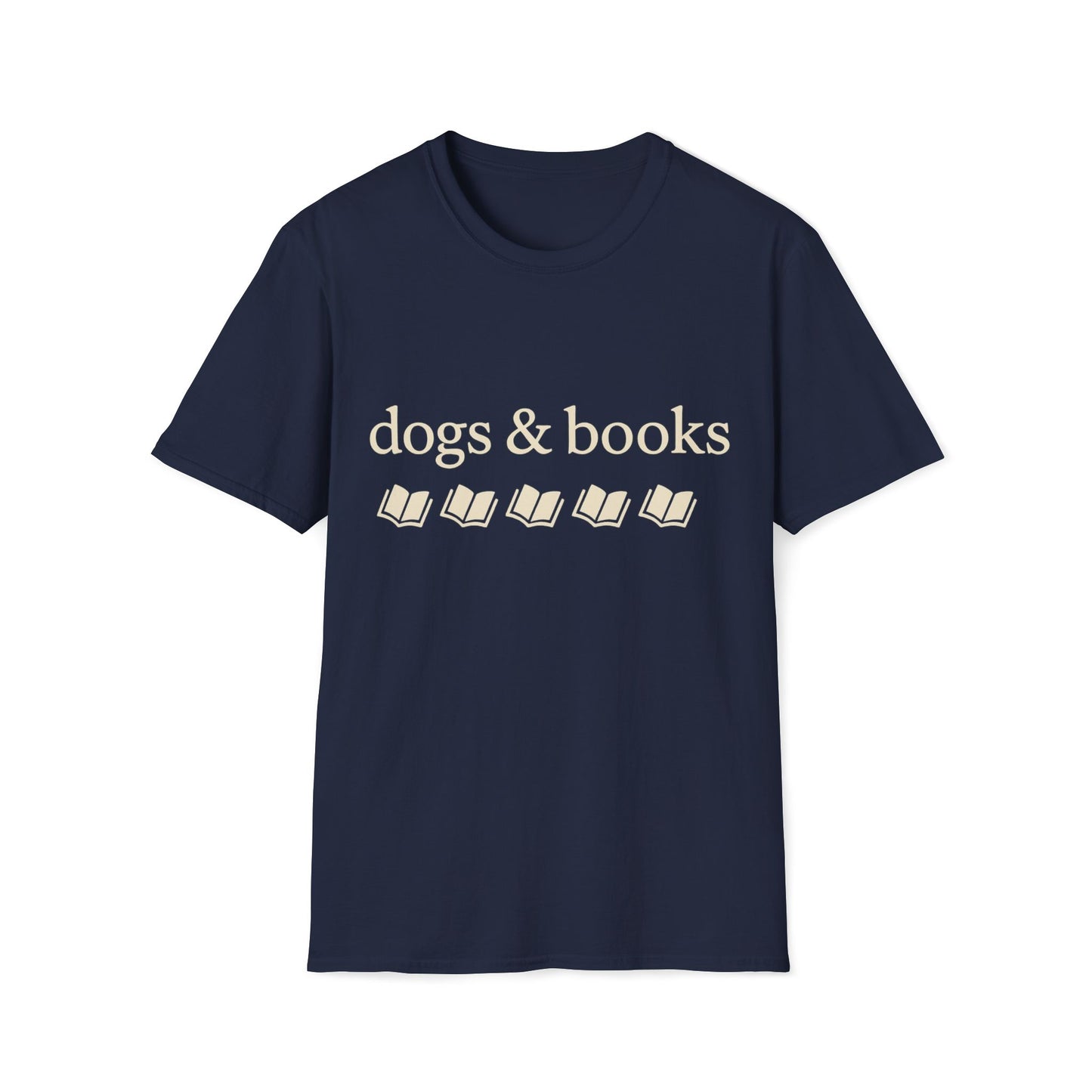 Dogs & Books T-Shirt