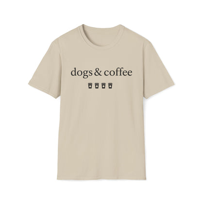 Dogs & Coffee B T-Shirt
