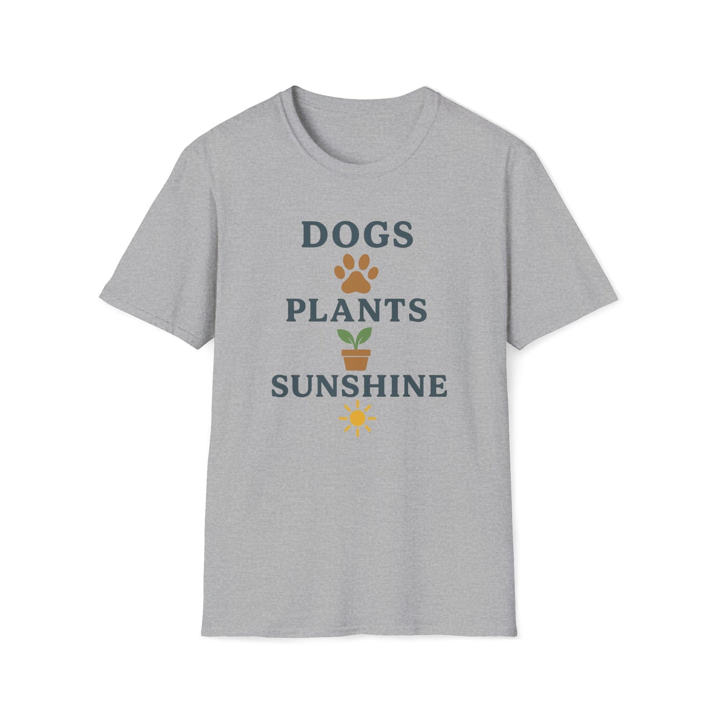 Dogs Plants Sunshine T-Shirt