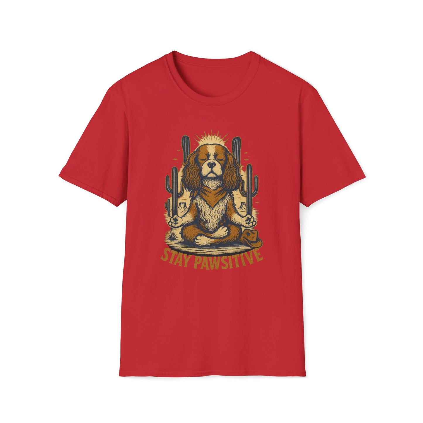 Stay Pawsitive Cavalier T-Shirt