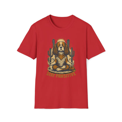 Stay Pawsitive Cavalier T-Shirt