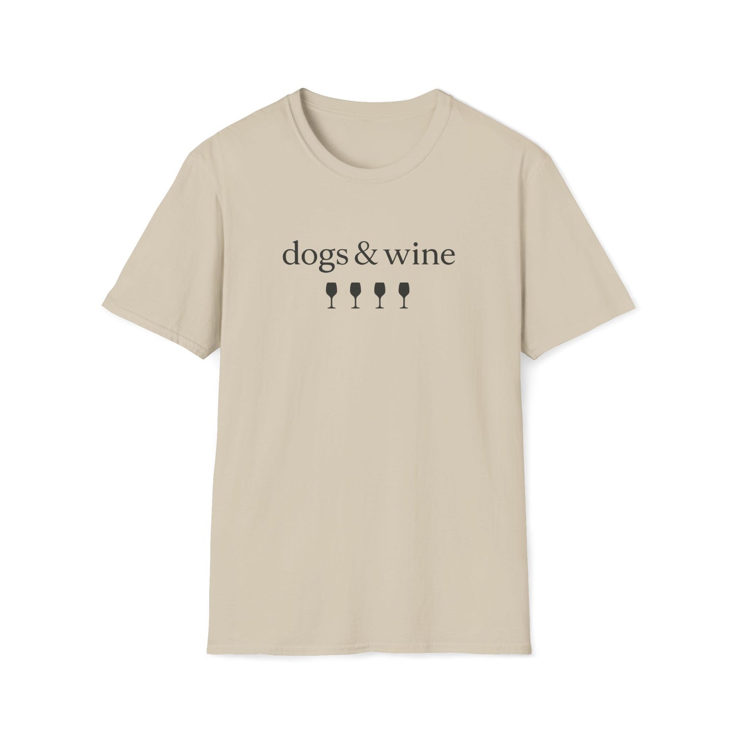 Dogs & Wine B T-Shirt