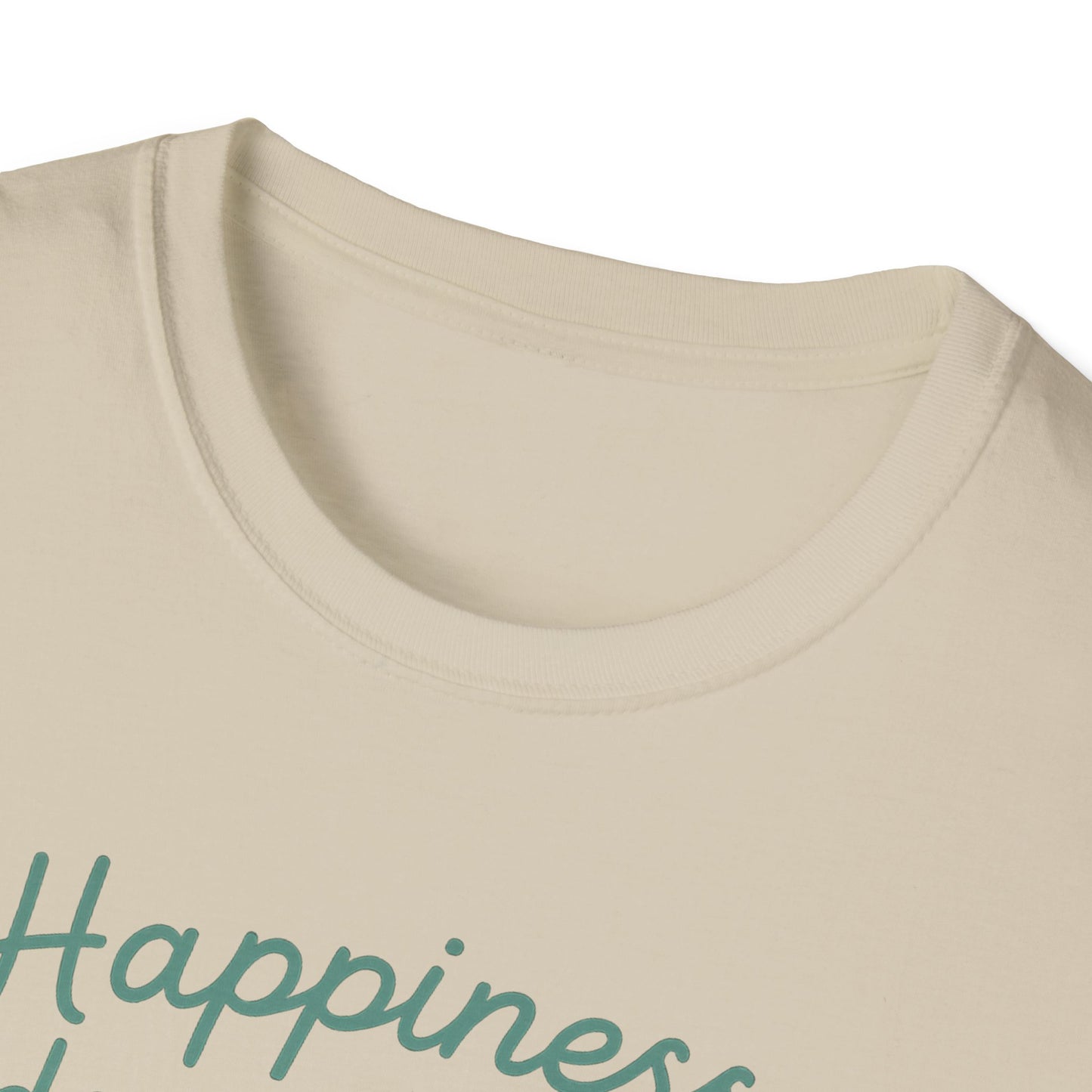 Happiness Dog Flowers P T-Shirt