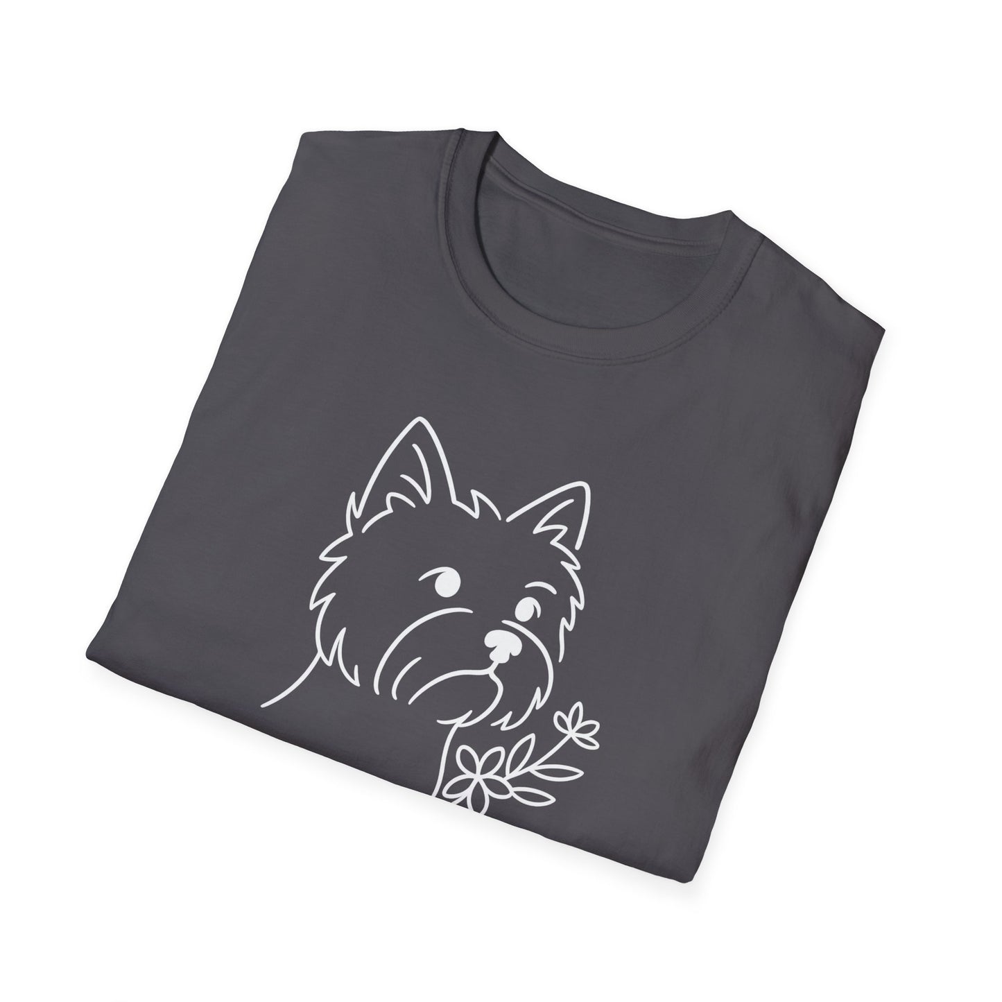 Floral Westie W T-Shirt