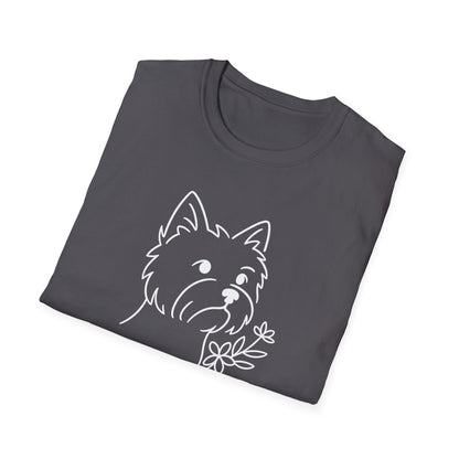 Floral Westie W T-Shirt