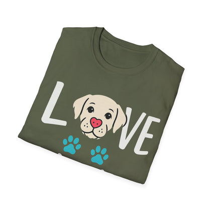 LOVE Dog White T-Shirt