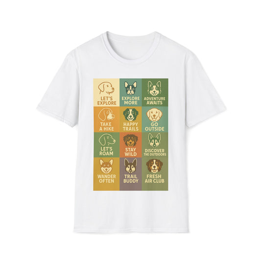 Adventure Grid Dogs T-Shirt