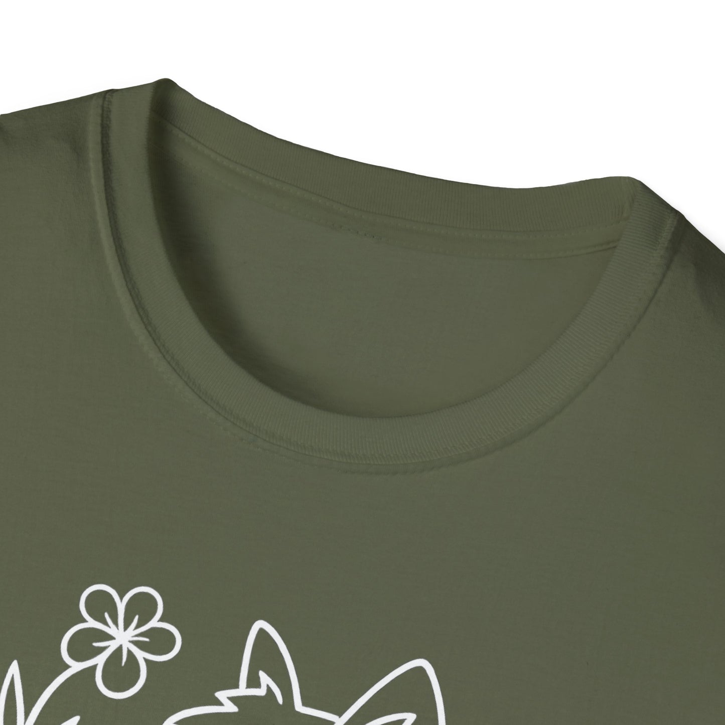 Floral Heart Westie W T-Shirt