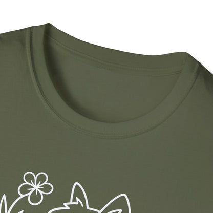 Floral Heart Westie W T-Shirt