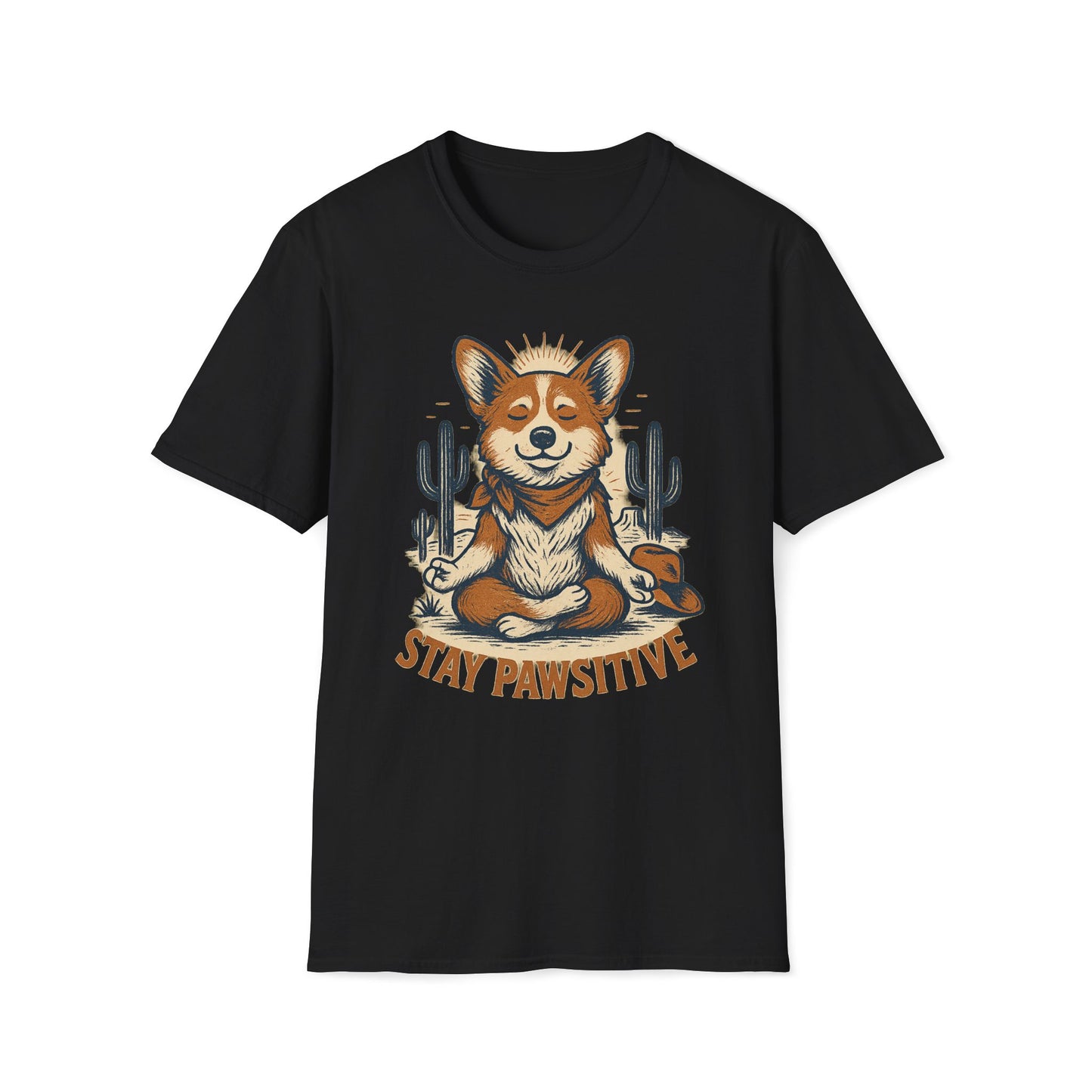 Stay Pawsitive Corgi T-Shirt