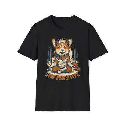 Stay Pawsitive Corgi T-Shirt