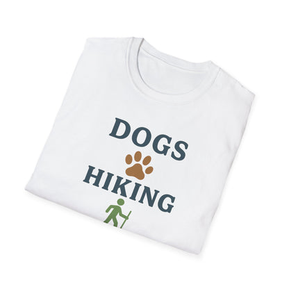 Dogs Hiking Mountains T-Shirt