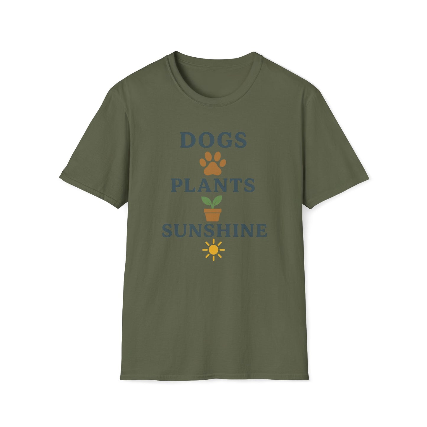 Dogs Plants Sunshine T-Shirt
