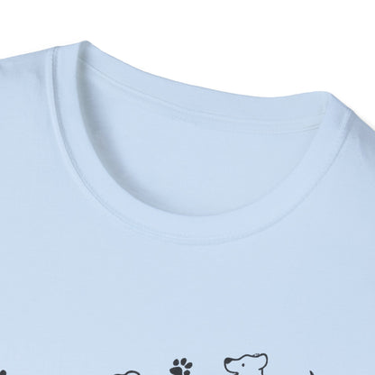 Paws Fly Floral B T-Shirt