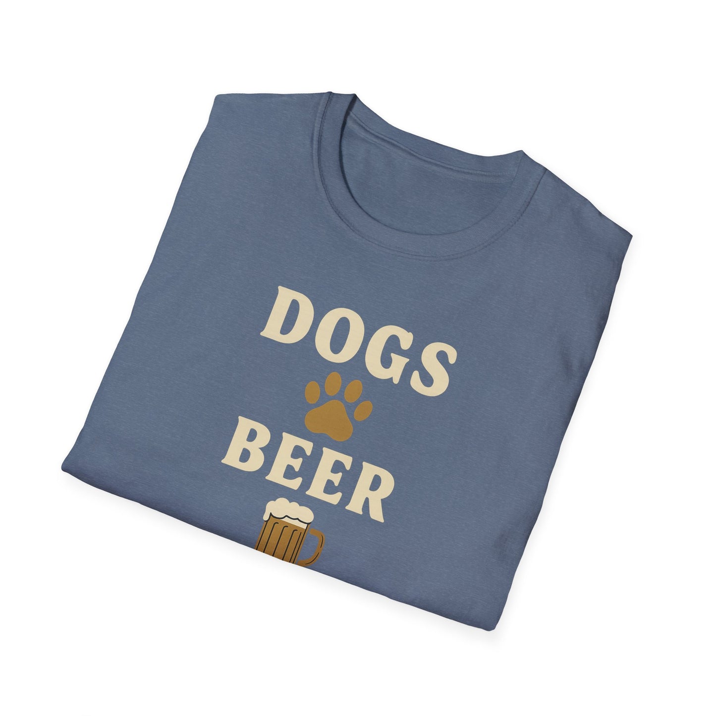 Dogs Beer Football T-Shirt
