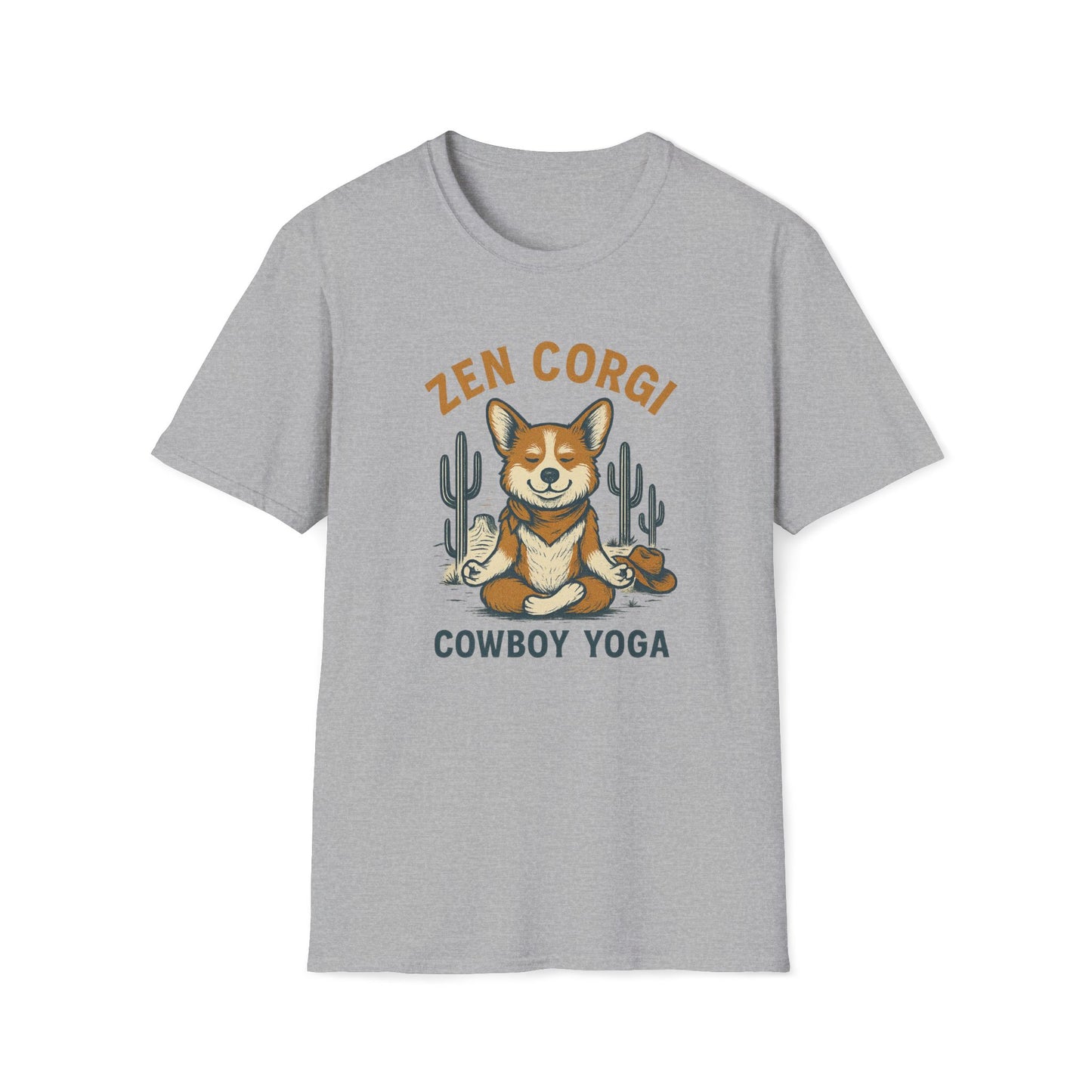 Zen Corgi Cowboy T-Shirt