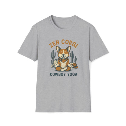Zen Corgi Cowboy T-Shirt