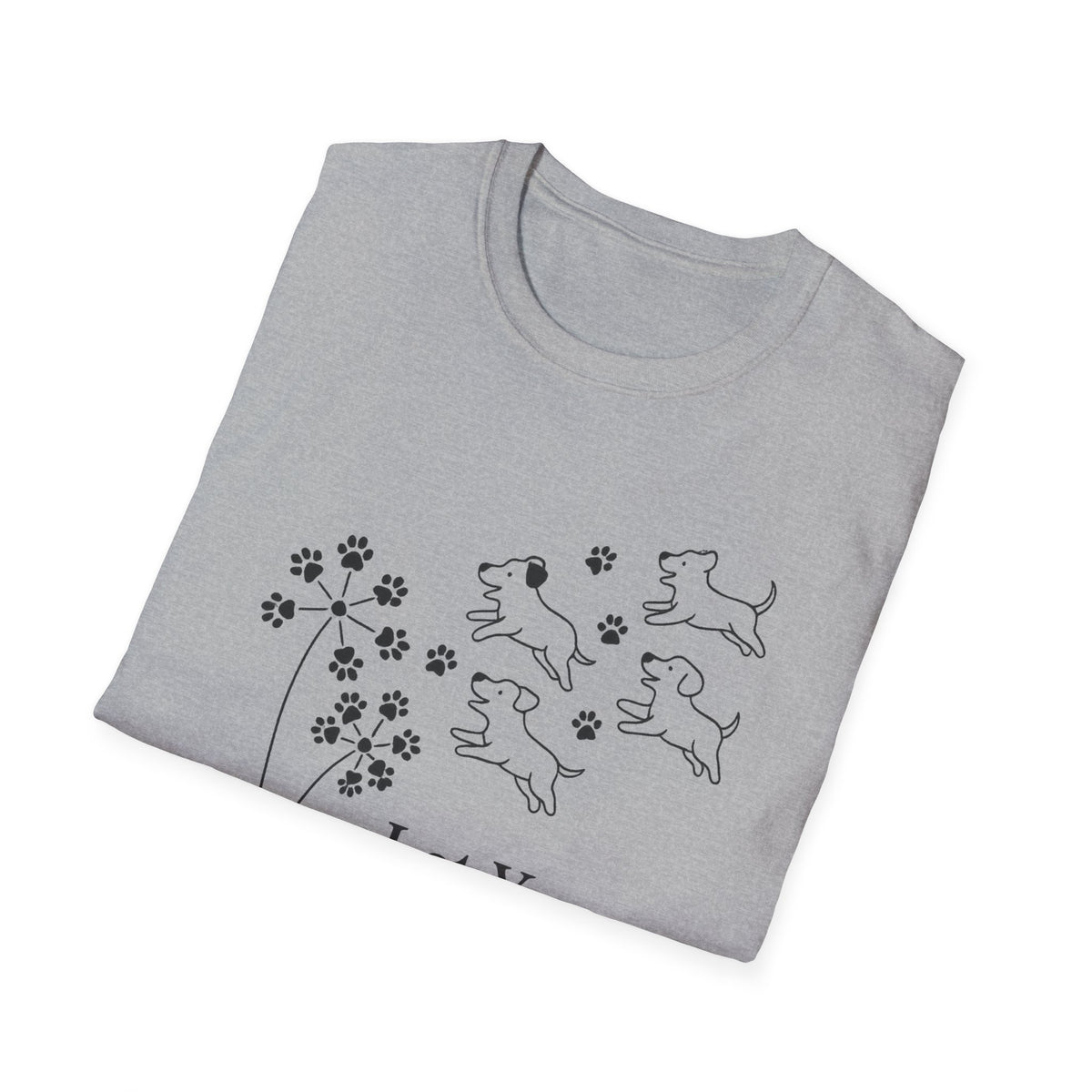 Paws Fly Floral B T-Shirt