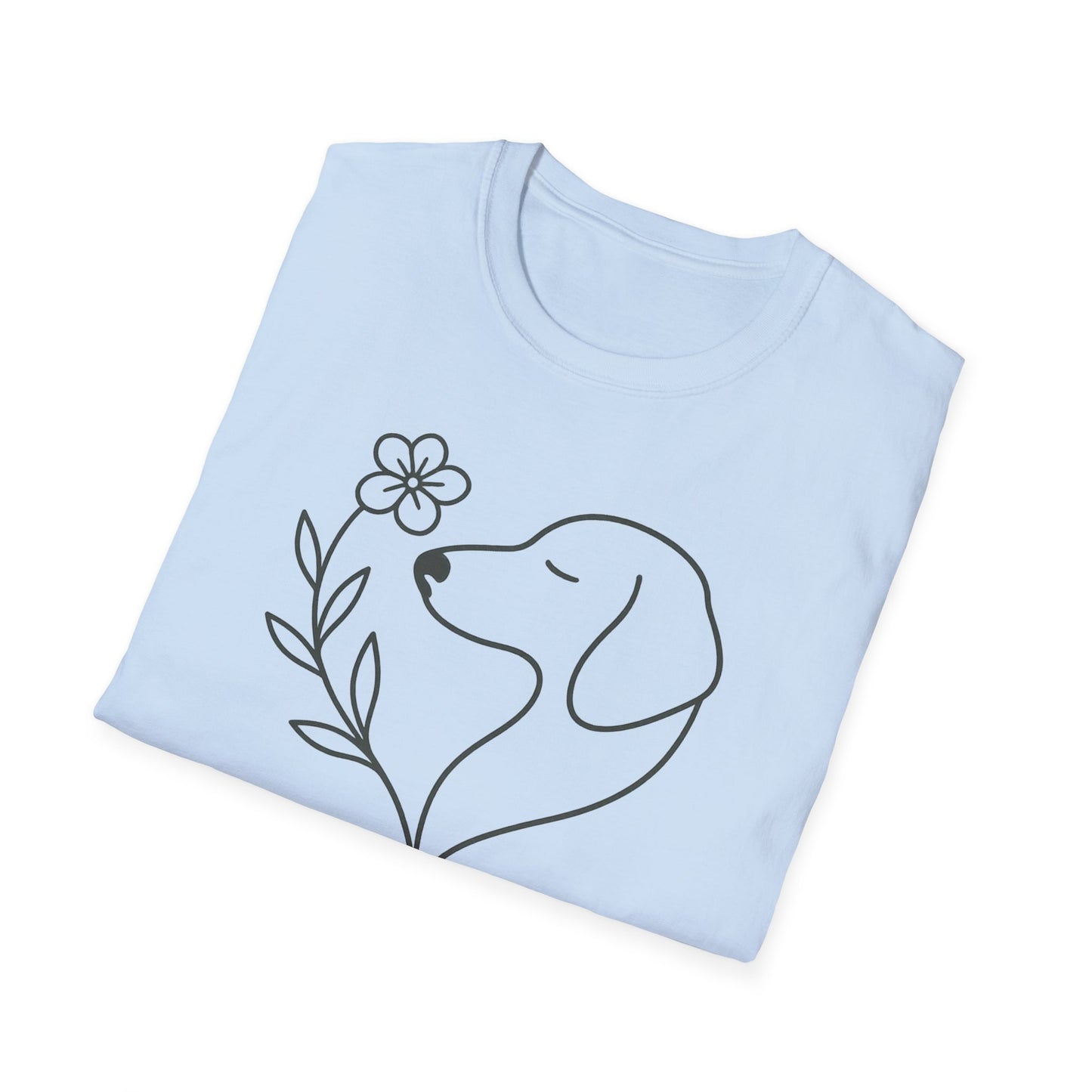 Floral Heart Dachshund B T-Shirt