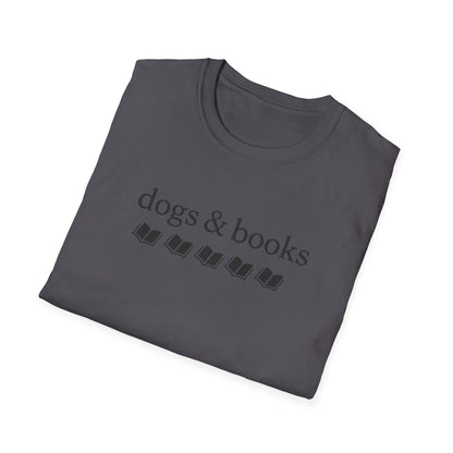 Dogs & Books B T-Shirt
