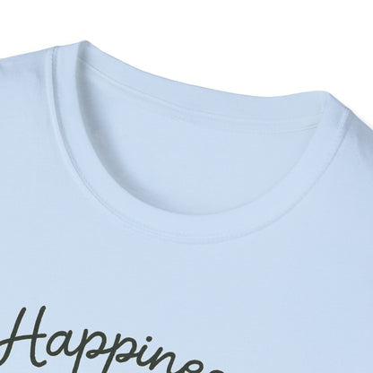 Happiness Dog Flowers T-Shirt