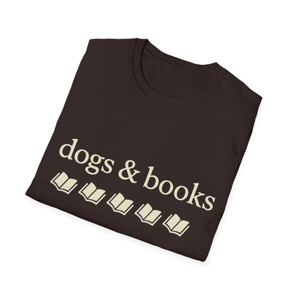 Dogs & Books T-Shirt