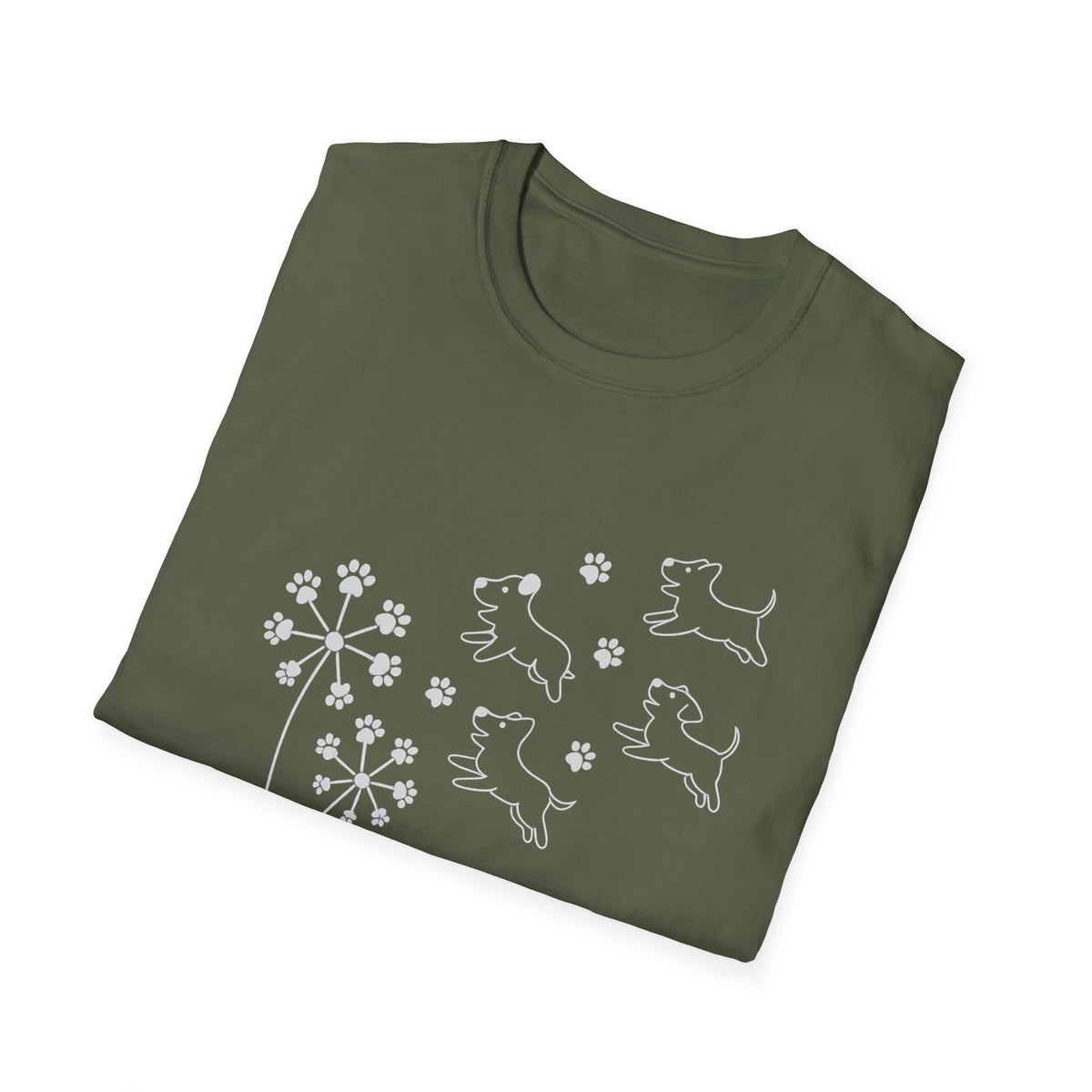 Paw Floral W T-Shirt