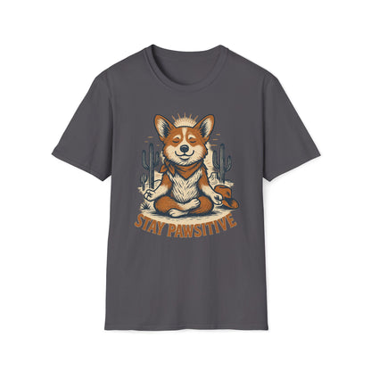 Stay Pawsitive Corgi T-Shirt