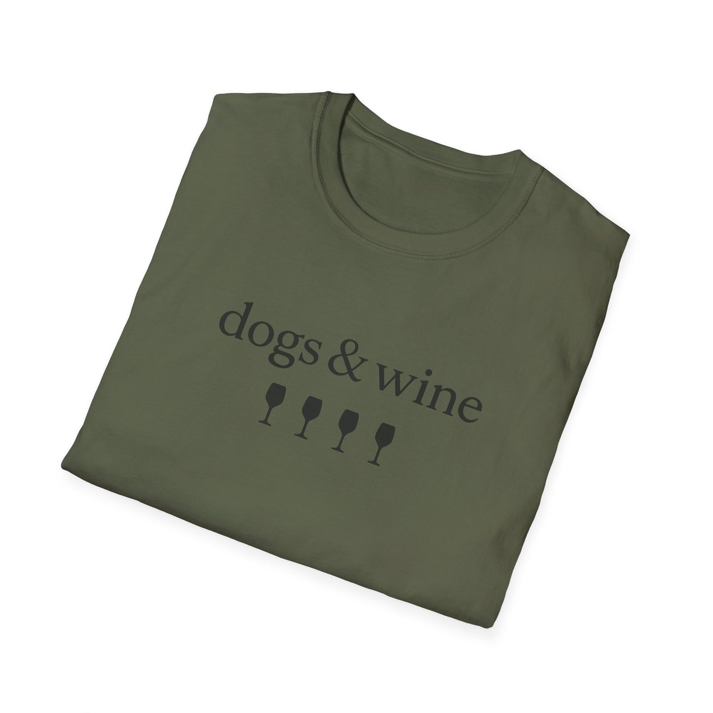 Dogs & Wine B T-Shirt